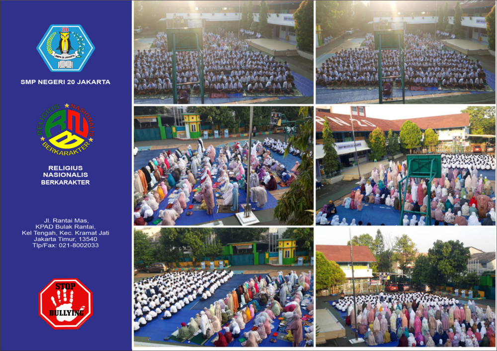 Rohis SMPN 20 Jakarta Gelar Sholat Dhuha dan Tadarus untuk Mengisi Kegiatan Ramadhan