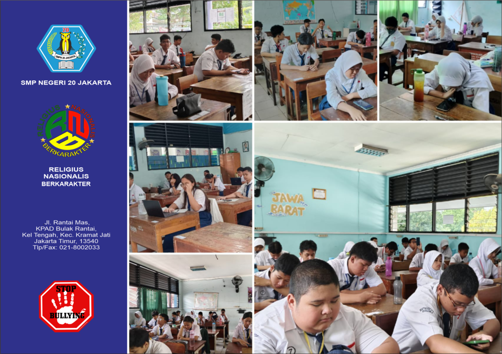 SMPN 20 Jakarta Sukses Laksanakan Penilaian Semester Kelas Akhir dan Pekan Ulangan Kelas 7 dan 8 