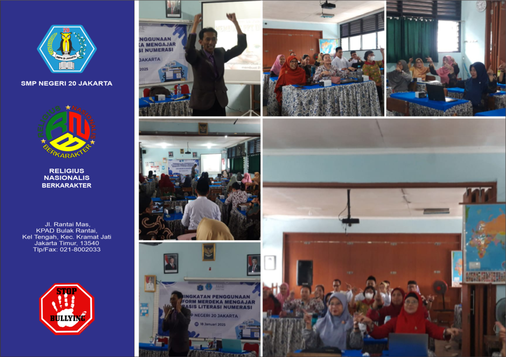 SMPN 20 Jakarta Selenggarakan Pelatihan Pemanfaatan Teknologi AI dalam Pembelajaran