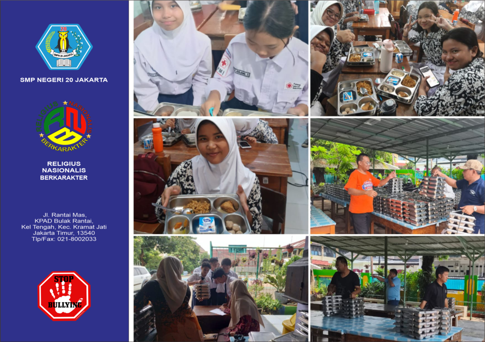 SMPN 20 Jakarta Rutin Salurkan Makanan Bergizi Gratis Setiap Hari kepada Seluruh Peserta Didik